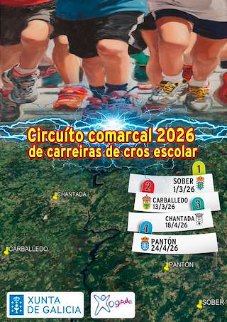 Fechas, información, programa, cartel, imágenes, mapa y ubicación de III Circuito Comarcal de Carreras de Cross Escolar (2026)  en  Chantada