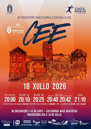 XI Circuito Correndo pola Costa da Morte - XI Carreira Nocturna Concello de Cee