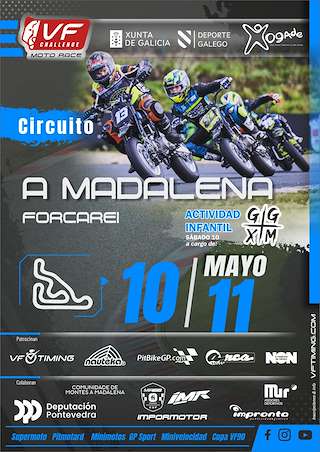 Fechas, información, programa, cartel, imágenes, mapa y ubicación de Circuito de A Madalena - VF Challenge y Trofeo Ibérico  en  Forcarei
