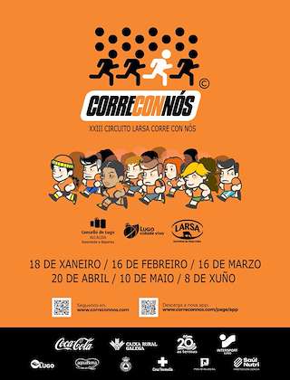Fechas, información, programa, cartel, imágenes, mapa y ubicación de XXIII Circuito Larsa Corre con Nós – Saamasas Ombreiro  en  Lugo