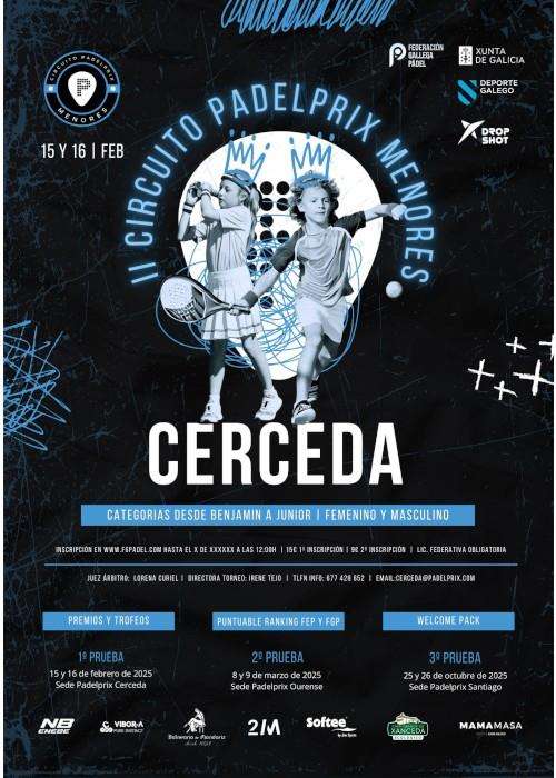 II Circuito Padel Prix Menores en Cerceda