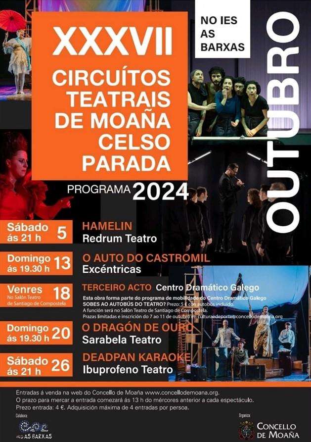 XXXVII Circuitos Teatrais de Celso Parada en Moaña