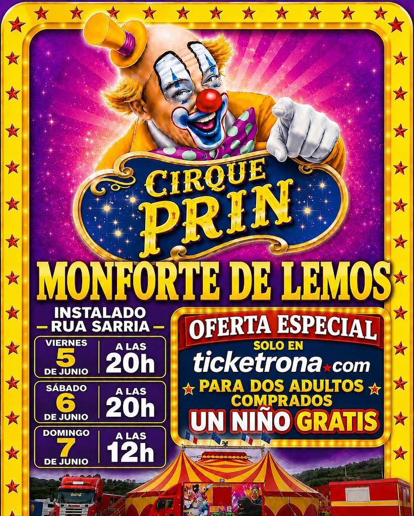 Cirque Prin (2026) en Monforte de Lemos
