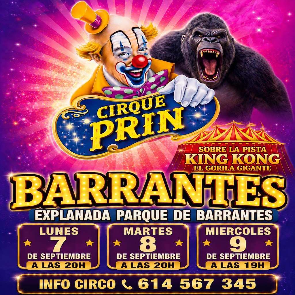 Cirque Prin (2026) en Ribadumia