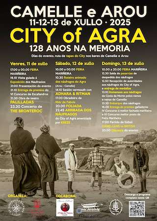 Fechas, información, programa, cartel, imágenes, mapa y ubicación de VI City Of Agra en Camelle y Arou - 128 Anos na Memoria  en  Camariñas
