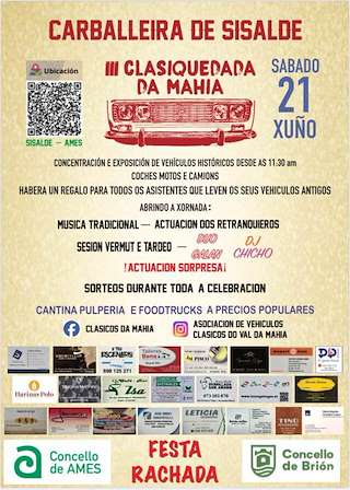 Fechas, información, programa, cartel, imágenes, mapa y ubicación de III Clasiquedada de Mahia  en  Ames