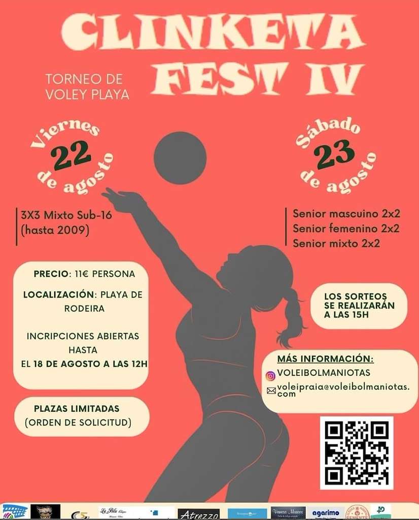 Clinketa Fest IV - Torneo de Voley Playa (2025) en Cangas