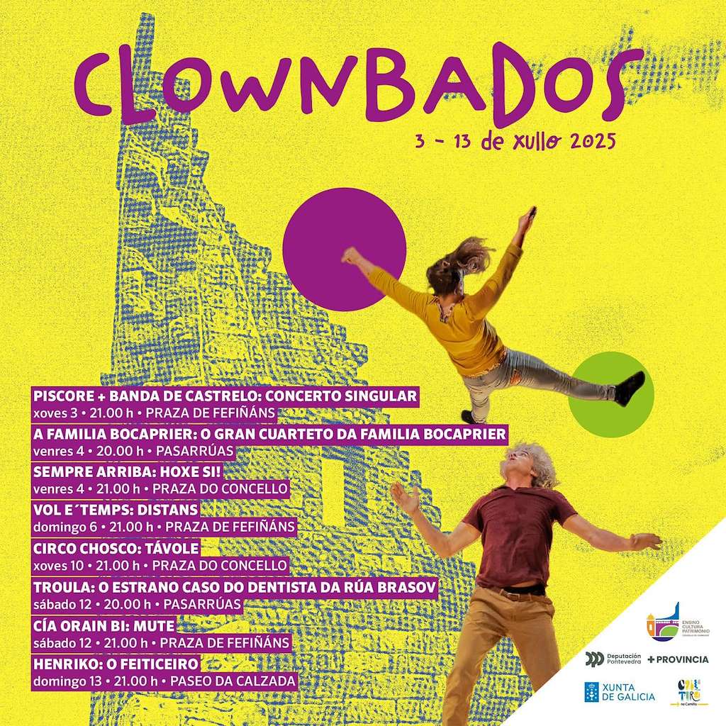 Clownbados en Cambados