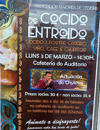 Cocido de Carnaval en Cedeira
