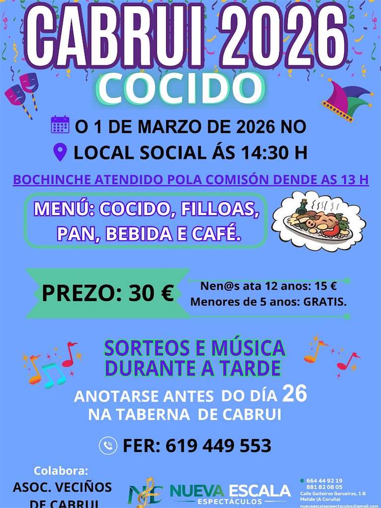 Cocido de Carnaval de Cabrui en Mesía