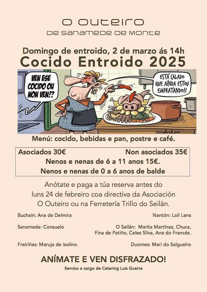 Cocido de Entroido de O Outeiro en A Baña