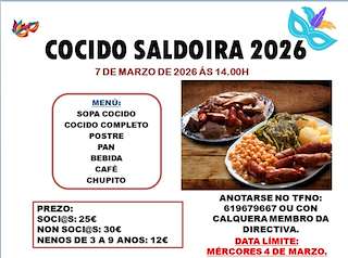 Fechas, información, programa, cartel, imágenes, mapa y ubicación de Cocido de Saldoira (2026)  en  A Pontenova
