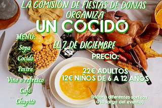 Fechas, información, programa, cartel, imágenes, mapa y ubicación de Cocido de Santa Eulalia de Donas  en  Gondomar