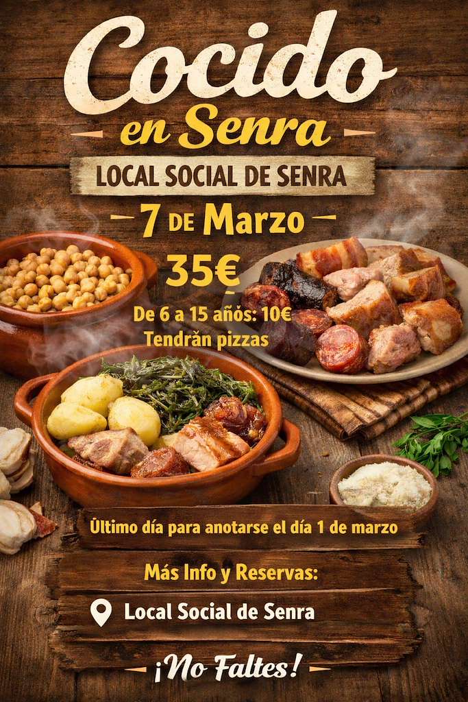 Cocido de Senra (2026) en Oroso