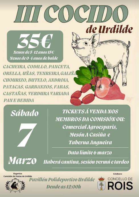 III Cocido de Urdilde (2026) en Rois