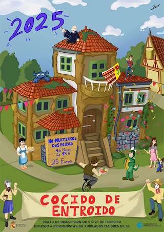 Fechas, información, programa, cartel, imágenes, mapa y ubicación de Cocido do Entroido  en  Mos
