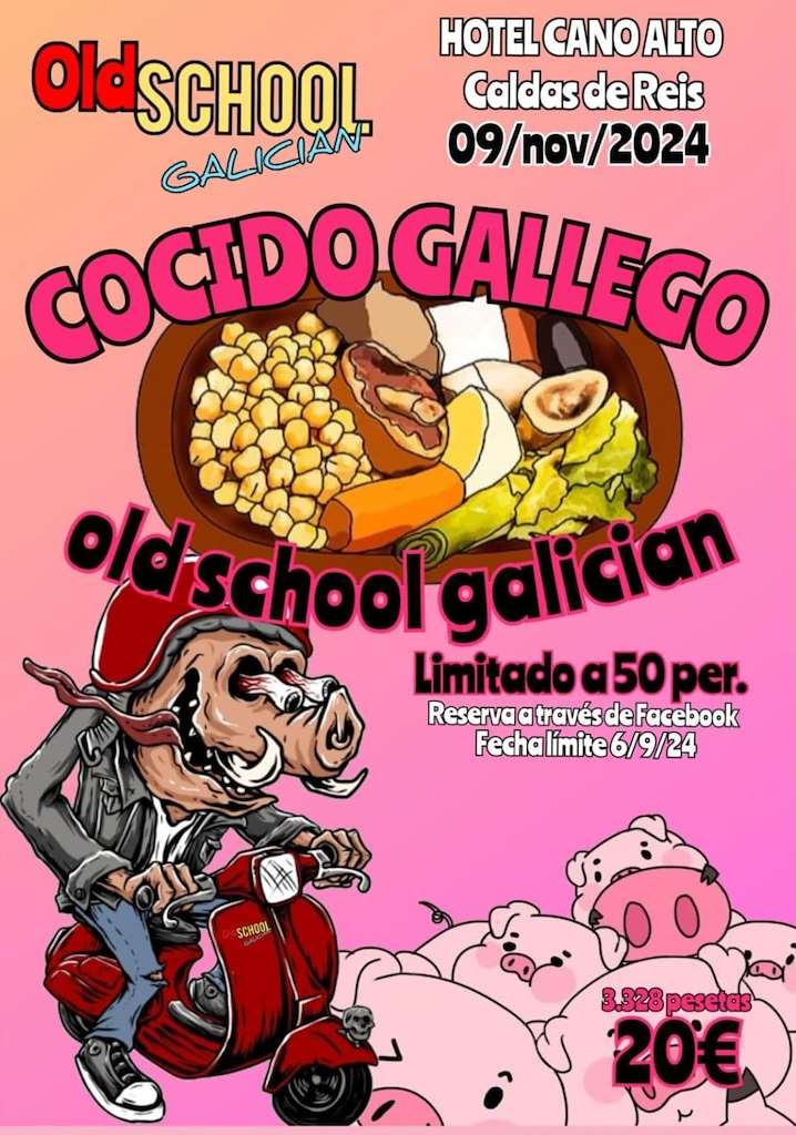 Cocido Gallego de Old School Galician en Caldas de Reis