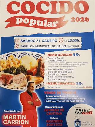 Fechas, información, programa, cartel, imágenes, mapa y ubicación de Cocido Popular de Caión  en  A Laracha