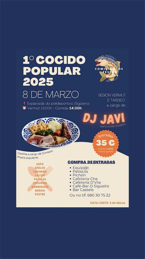I Cocido Popular de Sigüeiro en Oroso