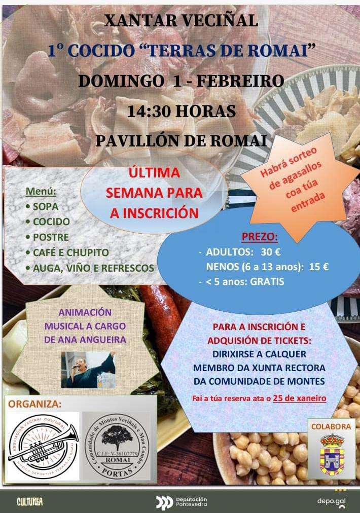 I Cocido Terras de Romai  (2026) en Portas