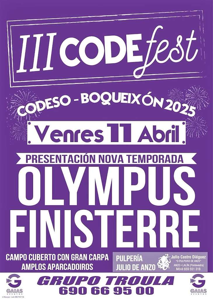 III Code Fest de Codeso  en Boqueixón