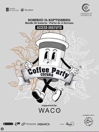 Fechas, información, programa, cartel, imágenes, mapa y ubicación de Coffee Party  en  A Coruña