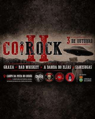 Fechas, información, programa, cartel, imágenes, mapa y ubicación de Coirock (2026)  en  Coirós