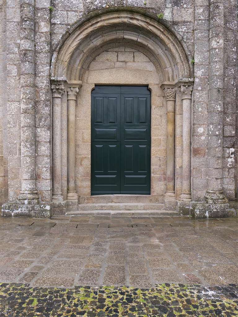 Colegiata Santa María do Sar en Santiago de Compostela
