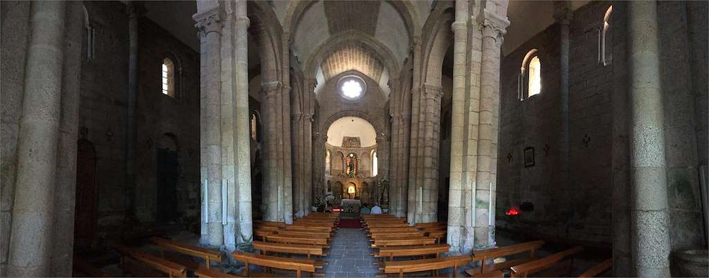 Colegiata Santa María do Sar en Santiago de Compostela