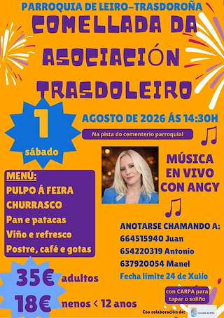 Fechas, información, programa, cartel, imágenes, mapa y ubicación de Comellada da Asociación Trasdoleiro (2026)  en  Miño