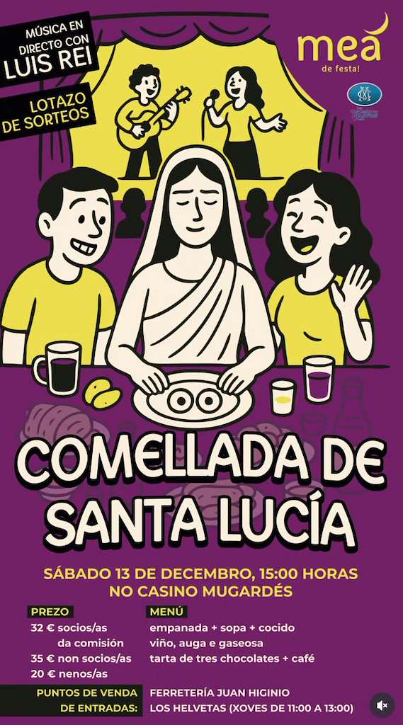 Comellada de Santa Lucía de Meá en Mugardos