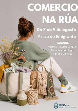 Fechas, información, programa, cartel, imágenes, mapa y ubicación de Comercio na Rúa (2026)  en  A Pobra do Caramiñal
