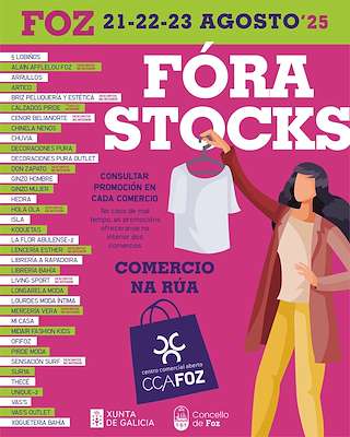 Fechas, información, programa, cartel, imágenes, mapa y ubicación de Comercio na Rúa   en  Foz