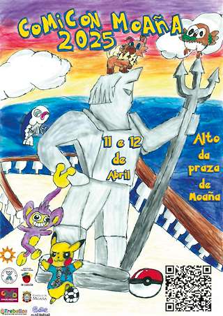 Fechas, información, programa, cartel, imágenes, mapa y ubicación de ComiCon  en  Moaña