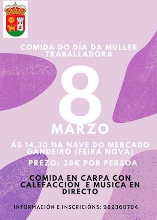 Comida del día de la Mujer (2026) en Becerreá