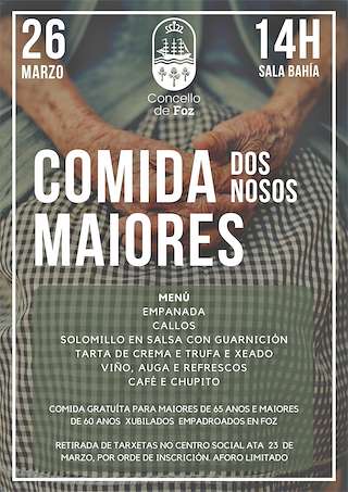 Comida dos Nosos Maiores en Foz