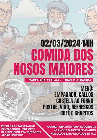 Comida dos Nosos Maiores en Foz