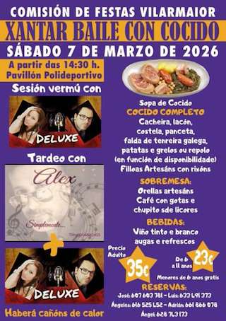 Comida Baile con Cocido 