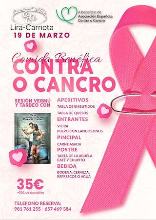 Fechas, información, programa, cartel, imágenes, mapa y ubicación de Comida Benéfica Contra o Cancro (2026)  en  Carnota
