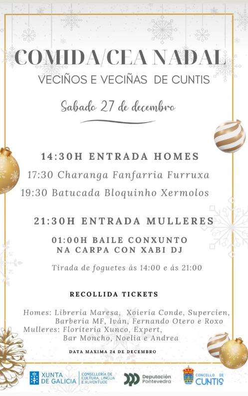 Comida-Cena de Navidad (2025) en Cuntis