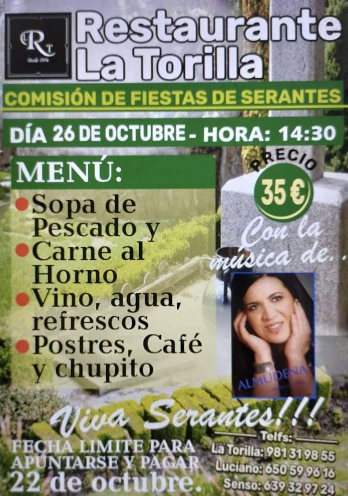 Comida da Comisión de Serantes en Ferrol