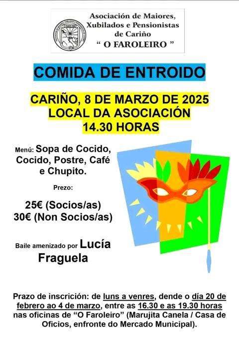 Comida de Carnaval de O Faroleiro en Cariño
