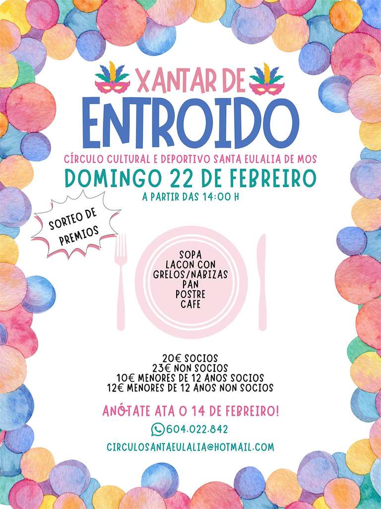 Comida de Carnaval en Mos