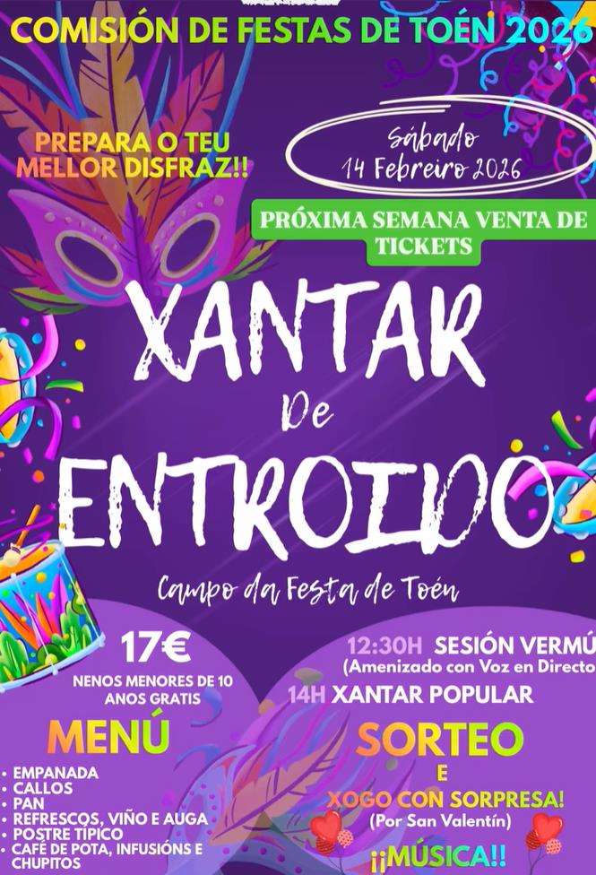 Comida de Carnaval en Toén