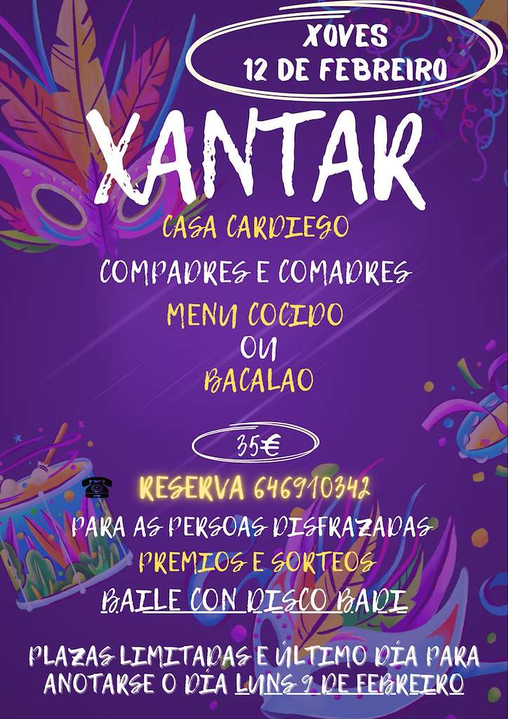 Comida de Compadres y Comadres (2026) en Chandrexa de Queixa