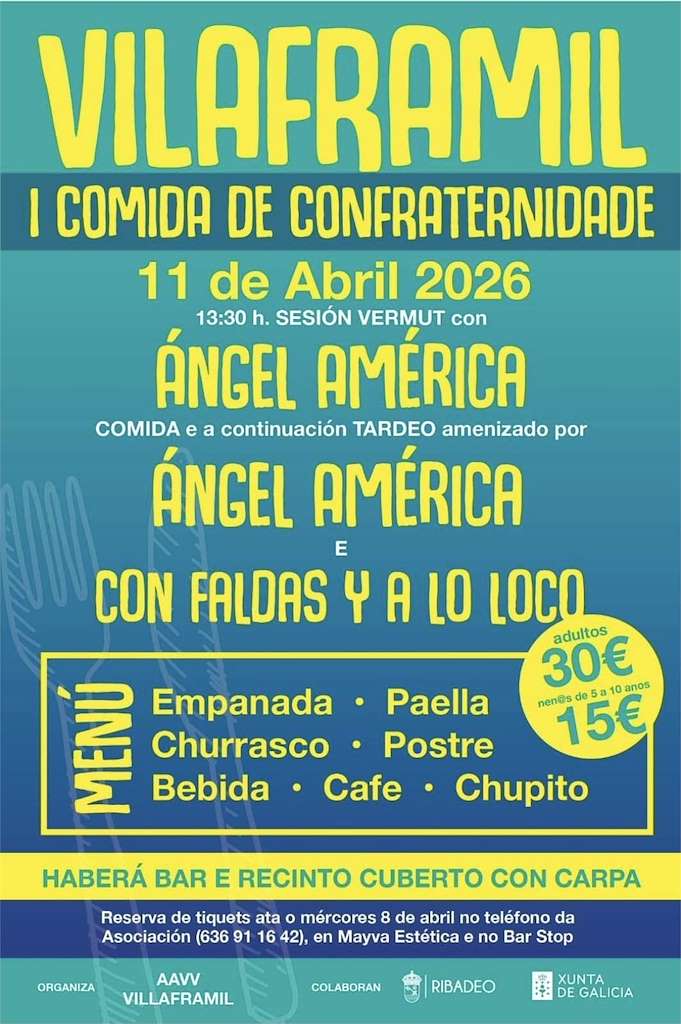 I Comida de Confraternidade de Vilaframil en Ribadeo