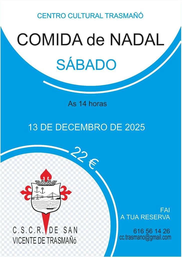 Comida de Navidad de Trasmañó en Redondela