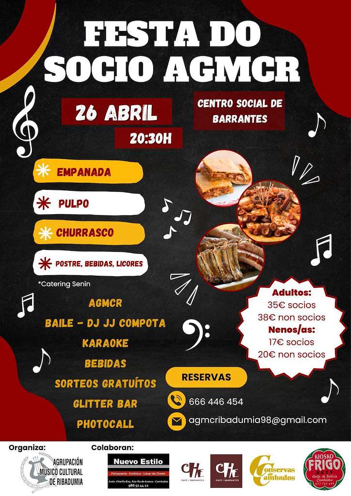 Comida de Socios AGMCR (2025) en Ribadumia