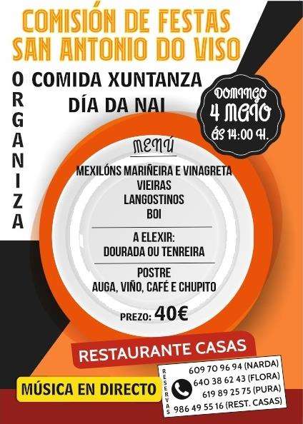 Comida del Día de la Madre de la Comisión de San Antonio do Viso (2025) en Redondela