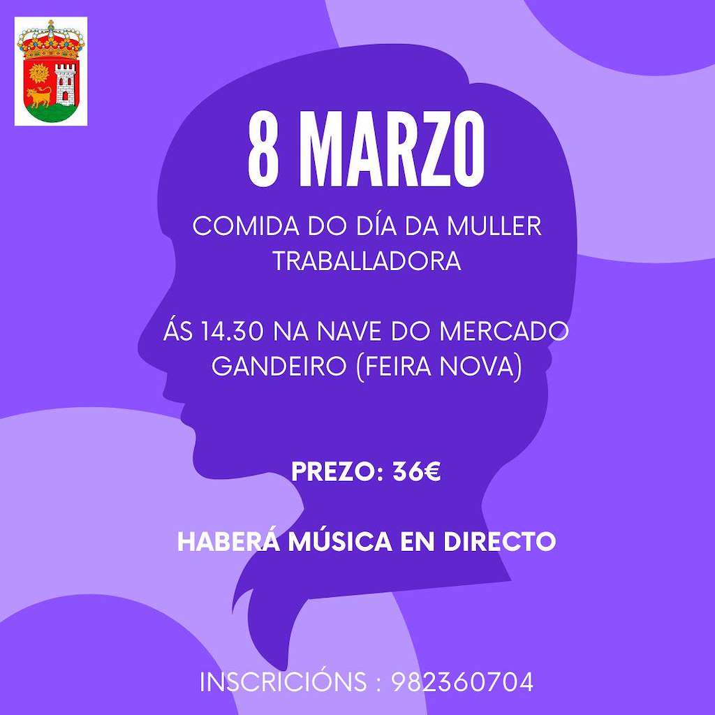 Comida del día de la Mujer (2026) en Becerreá